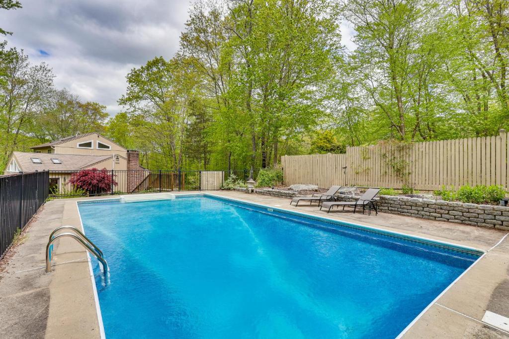 Quiet Connecticut Retreat with Pool, Deck and Fire Pit